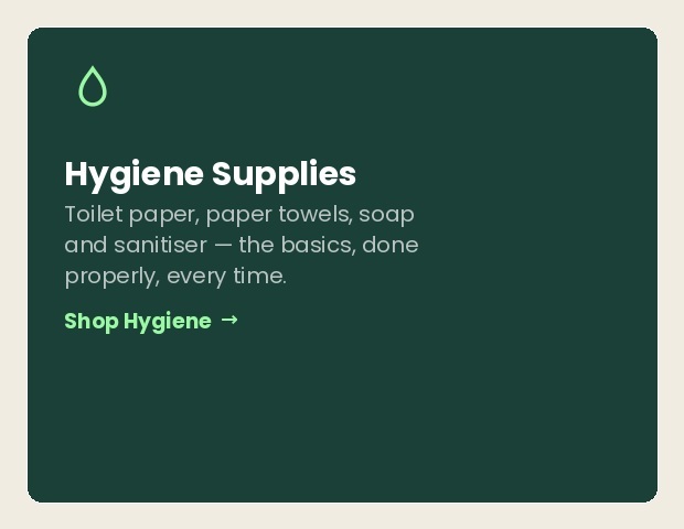 Hygiene supplies