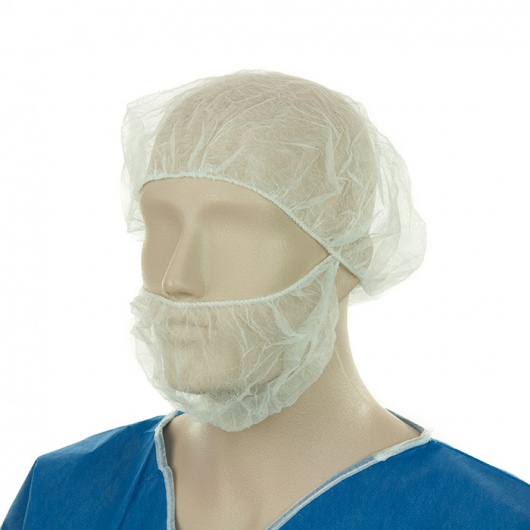 Beard Protector Single Loop - White - Bastion
