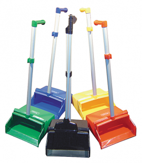 Lobby Dust Pan with L Handle BLACK - Glomesh