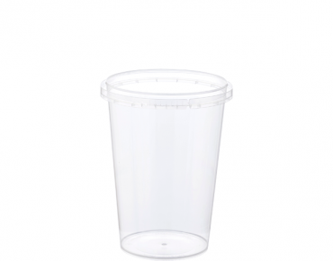 Locksafe' Small Round Tamper Evident Containers, 400 ml - Castaway