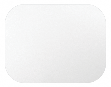 Large Rectangular Take-Away Container Lids, White - Castaway