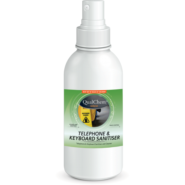 Telephone & Keyboard Sanitiser 250ml - Qualchem