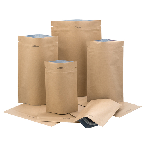 Stand Up Pouch Compostable 70gm 110x170mm Kraft