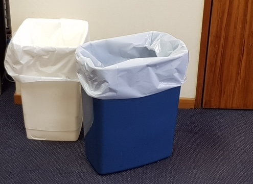 Bin Liners/Rubbish Bags 725X400X1500-25 WHITE 240Ltr.HANDICART - Flexoplas