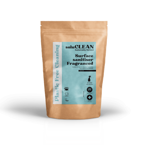 Surface Sanitiser – Fragranced Soluble Sachets Pack 10 (1 Sachet = 750ml) - soluCLEAN
