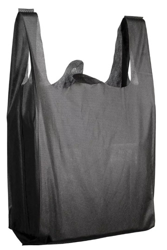 Woven Carry Bag Large - Black, 330mm x 145mm x 415mm, 30gsm - Matthews