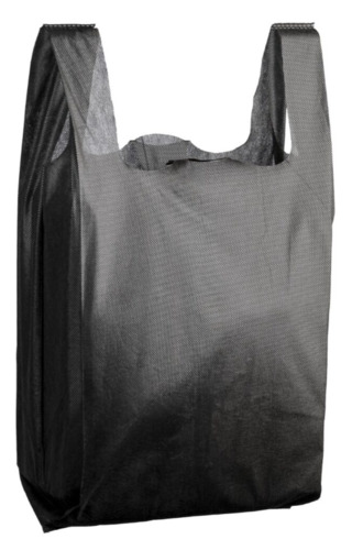 Woven Carry Bag Medium - Black, 255mm x 140mm x 370mm, 30gsm - Matthews