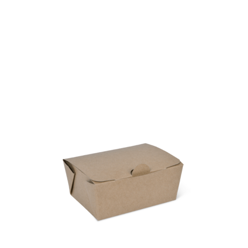 Extra Small Takeaway Box (400ml) Brown 105 x 76 x 49 - Detpak