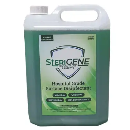 SteriGENE GREEN High Level Hospital Disinfectant - 5 litres   