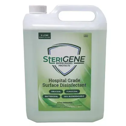 SteriGENE CLEAR High Level Hospital Disinfectant - 5 litres