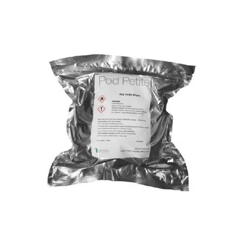 Pod Petite Fragranced Wipes - White, 135mm x 220mm, Pack 150 Sheets 