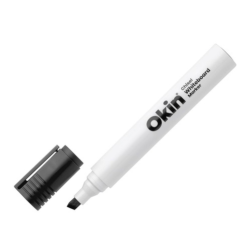 Okin Whiteboard Marker Chisel Tip Black