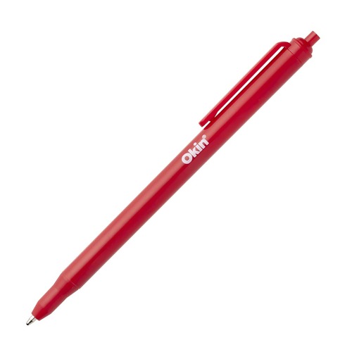 Icon One Piece Ballpoint Pen Red