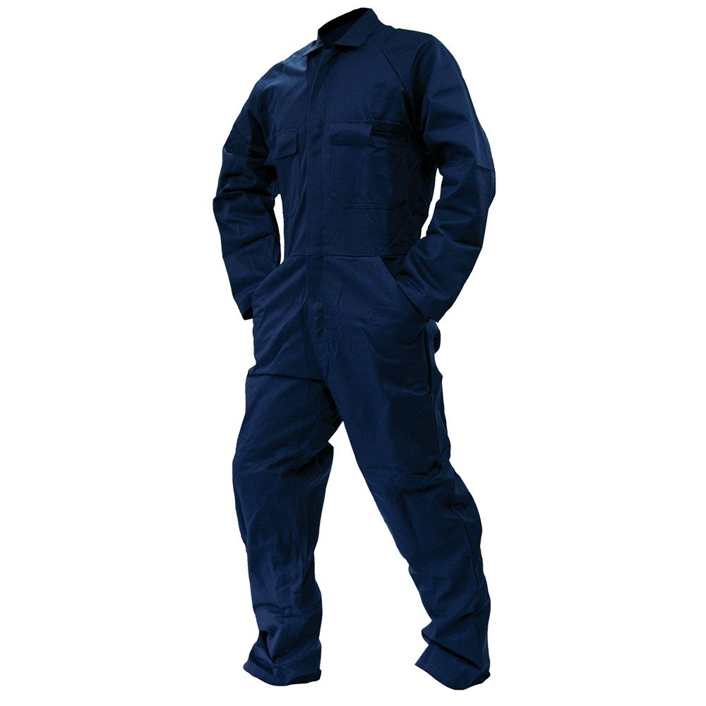 Overall Ls, 300Gsm Cotton, Navy-Size 16