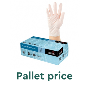 Nitrile Soft White Powderfree X-Large - Bastion - Pallet 60 cartons
