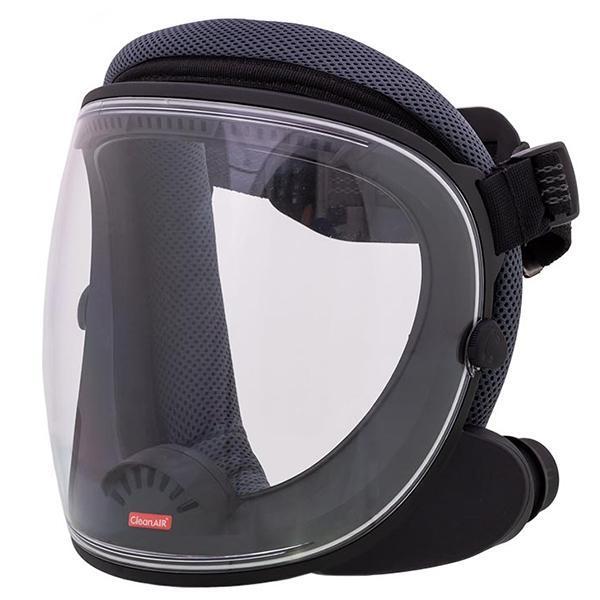 CleanAIR UniMask with Single Head Band - Neoprene / Cylindrical Cellulose Propionate (Chemical Resistant)