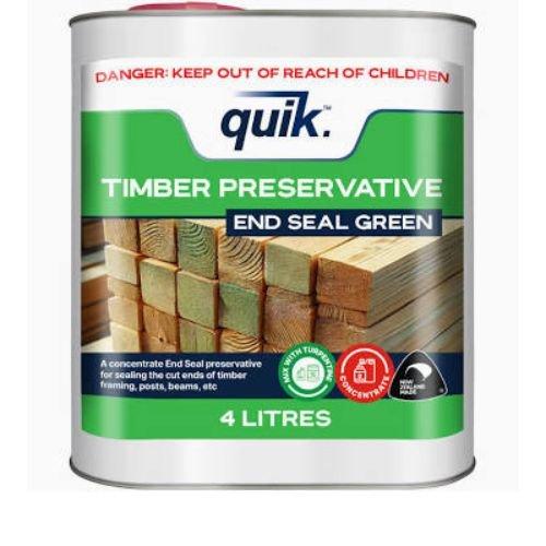 Timber Preservative Endseal Green Concentrate 4 Litres x 6 - QUIK