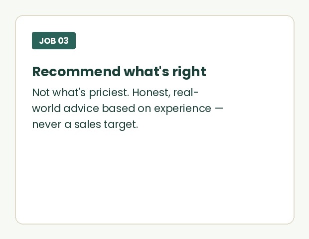 Job 03 - Recommend what's right