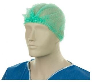 Crimp Hats Polypropylene Green 53cm Carton 1000 - Matthews