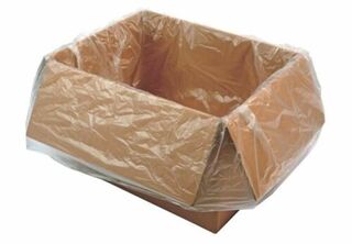 Carton Liner Gusseted Polyethylene Bag - Clear 600x420x700mm 30mu - Matthews